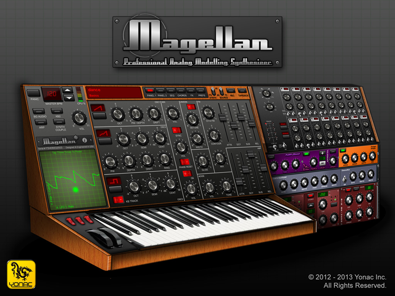Magellan - Professional Analog Modelling Synthesizer for the iPad