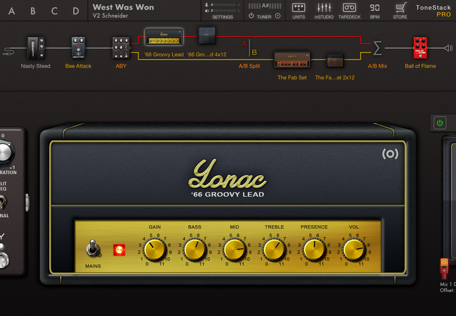 ToneStack PRO amps